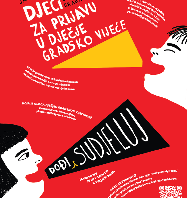 Pozivamo učenike za prijavu u Dječje gradsko vijeće